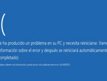 La 'pantalla azul de la muerte', de Windows 10, incluye un código QR para que te ayude tu móvil