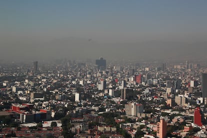 La Ciudad de México, este miércoles. 