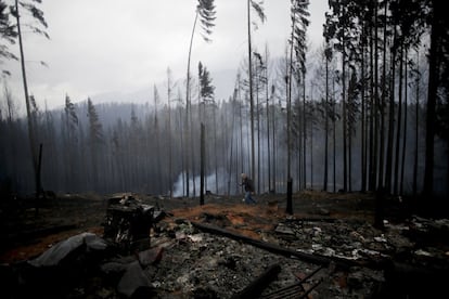 Algunas de las localidades en peligro por los incendios son Lago Puelo, El Hoyo, Cholila, El Maitén y Epuyén, al norte de la provincia de Chubut, en la Patagonia.