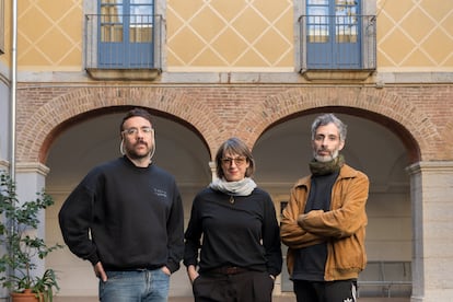 Marcos Morau,Tanya Beyeler i Pablo Gisbert a Girona. 