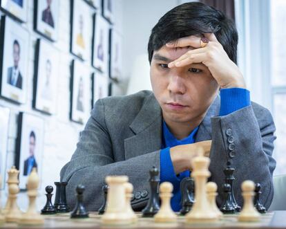 Wesley So, durante la primera ronda del Campeonato de EEUU de 2019 en San Luis (Misuri, EEUU)