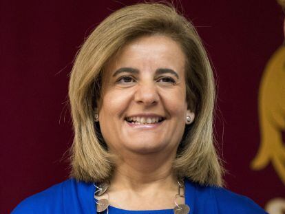 F&aacute;tima Ba&ntilde;ez, ministra de Empleo en funciones.