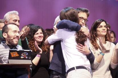 Clausura de la Asamblea Ciudadana de Podemos Vistalegre II