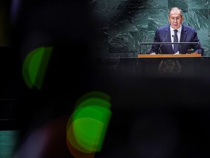 El ministro de Exteriores ruso, Serguéi Lavrov, se dirige este sábado a la 78ª Asamblea General de la ONU en Nueva York.