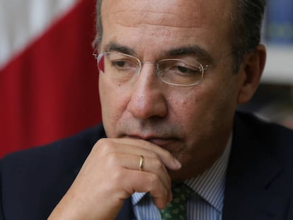 O ex-presidente Felipe Calderón