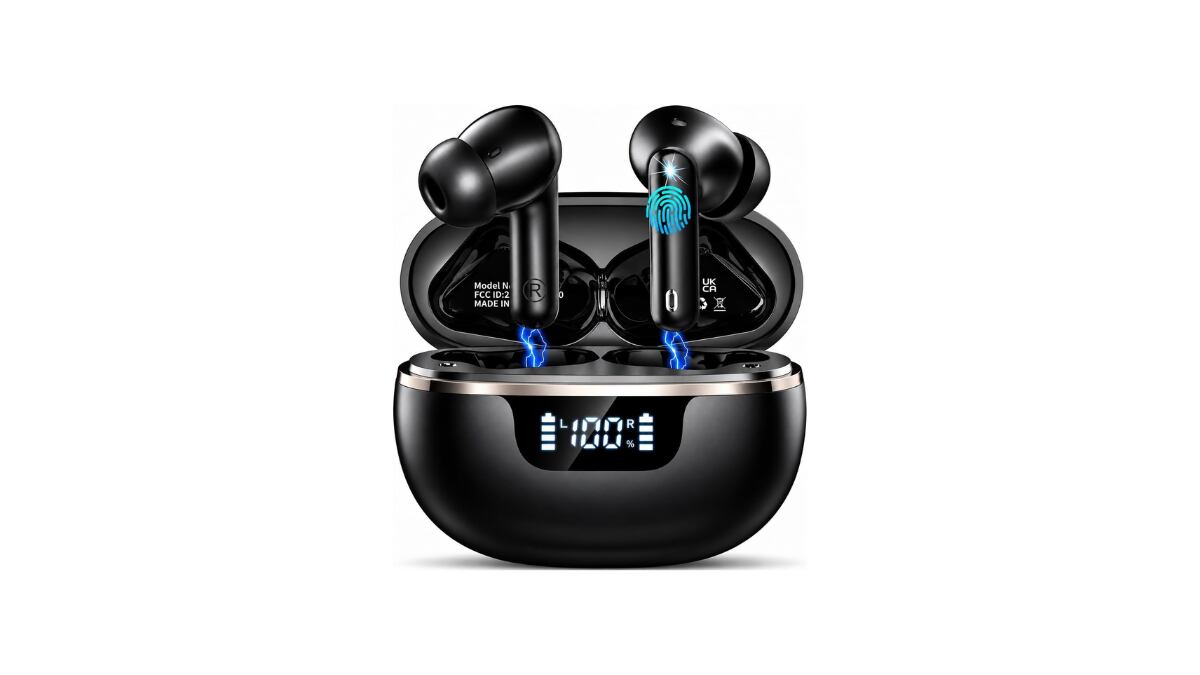 Auriculares inalámbricos bluetooth.