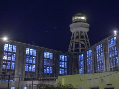 Vista del Penal Lisandro Olmos, en Buenos Aires.