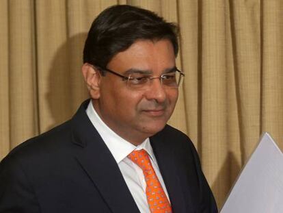 Urjit Patel, gobernador del Banco de Reserva de India. 