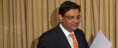 Urjit Patel, gobernador del Banco de Reserva de India. 