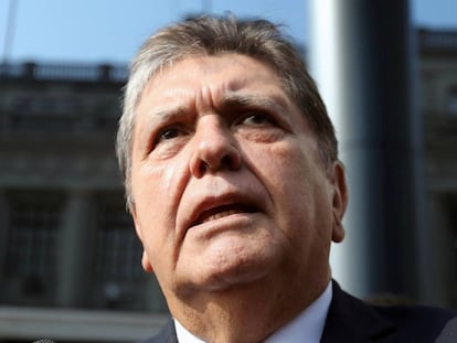 O ex-presidente Alan García.