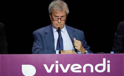 Vincent Bolloré, accionista de control de Vivendi.