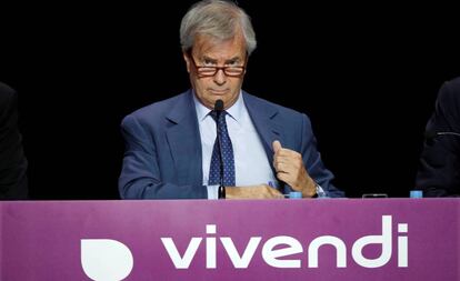 Vincent Bolloré, accionista de control de Vivendi. 