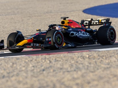 Max Verstappen durante los entrenamientos libres del Gran Premio de Qatar.