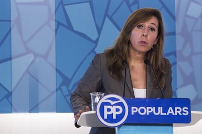 Alicia S&aacute;nchez Camacho analiza los resultados del PP.