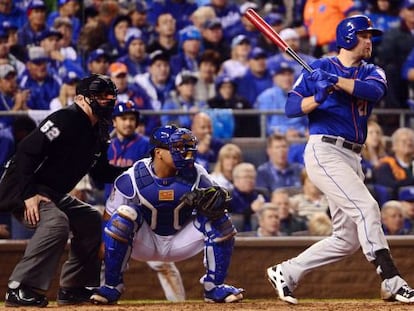 El primer bateador de los Mets, Lucas Duda, el martes contra los Royals.