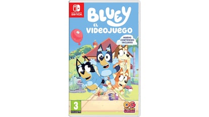 Vista del videojuego de Bluey para Nintendo Switch.