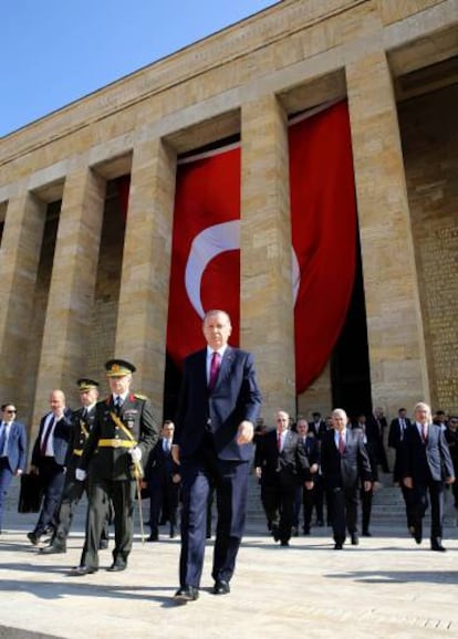 Erdogan, el 30 de agosto, en Ankara.