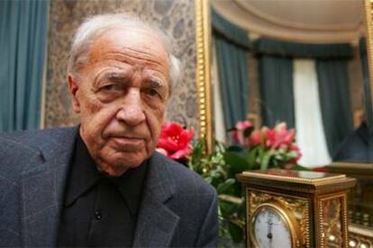 Pierre Boulez, ayer en Madrid.