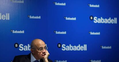 El presidente del Banco Sabadell, Josep Oliu.