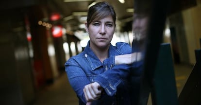 Isabel Gómez Benito, en una calle de Madrid el pasado julio.