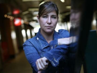 Isabel Gómez Benito, en una calle de Madrid el pasado julio.