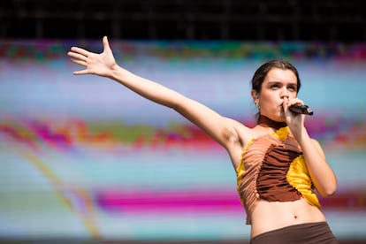 Amaia en el festival Primavera Sound celebrado en Sao Paulo (Brasil) en 2022.