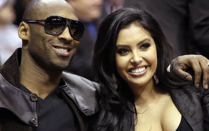 Kobe Bryant y su esposa, Vanessa.