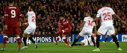Salah marca el 2-1.