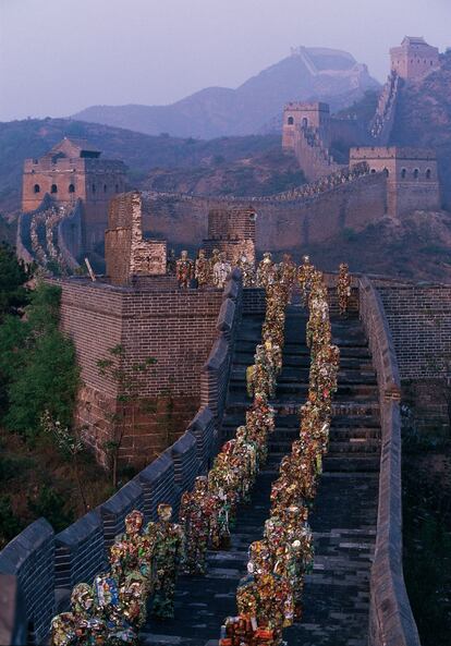 En la Gran Muralla china, Jin Shan Ling, 2001