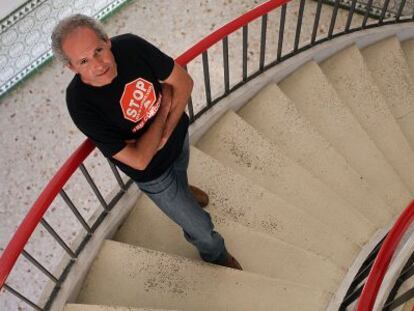Rafael Blázquez es uno de los portavoces de Stop Desahucios en Córdoba.