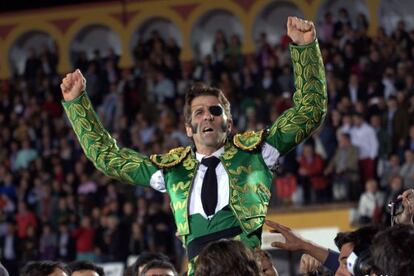 El torero Juan Jos&eacute; Padilla, en la Feria Taurina de Olivenza.