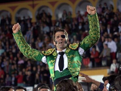 El torero Juan Jos&eacute; Padilla, en la Feria Taurina de Olivenza.