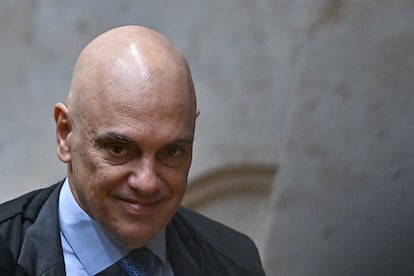 El juez Alexandre de Moraes, el pasado noviembre, durante una vista en el Tribunal Supremo, en Brasilia.