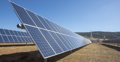 Planta fotovoltaica.