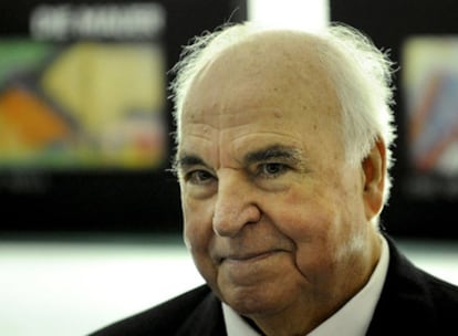 Retrato del ex canciller Helmut Kohl