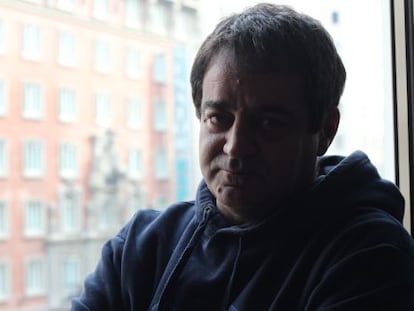 Juan Santaner, en la sede de la agencia de representación I'm an artist.