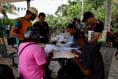 COMAR en Tapachula, Chiapas, el 1 de agosto.