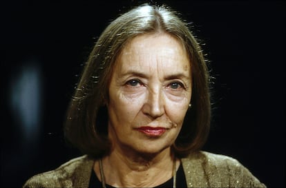 Oriana Fallaci, retratada en 1992.