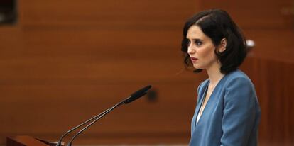La presidenta de la Comunidad de Madrid, Isabel Díaz Ayuso.