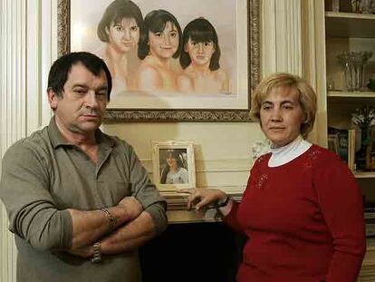 Manuel Blanco y Olga Puig, padres de Eva.