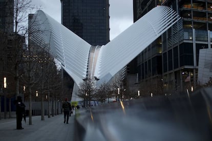 The exterior of the Oculus, in New York.