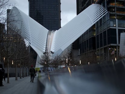 The exterior of the Oculus, in New York.