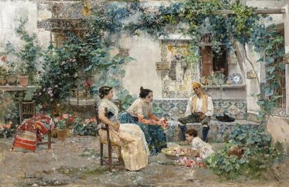 'Patio valenciano', de Joaquín Sorolla.