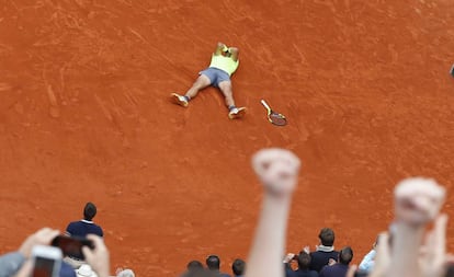 Nadal, nada más ganar su duodécimo Roland Garros.