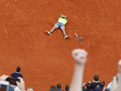 Nadal, nada más ganar su duodécimo Roland Garros.