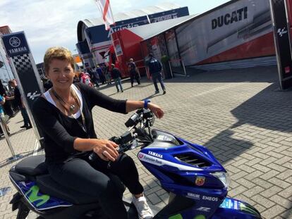 La mare de Jorge Lorenzo, María Guerrero.