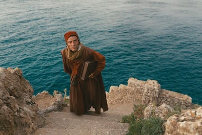 Oscar Isaac como Dante Alighieri en 'In the hand of Dante', de Julian Schnabel.