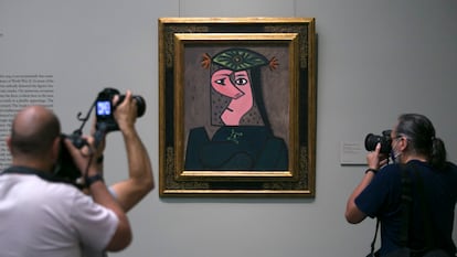 'Buste de Femme 43', el cuadro de Picasso que cuelga en el Prado desde julio de 2021.