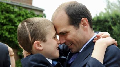 Padre e hijo.