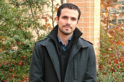 Alberto Garzón, diputado en el congreso por Izquierda Unida Málaga.